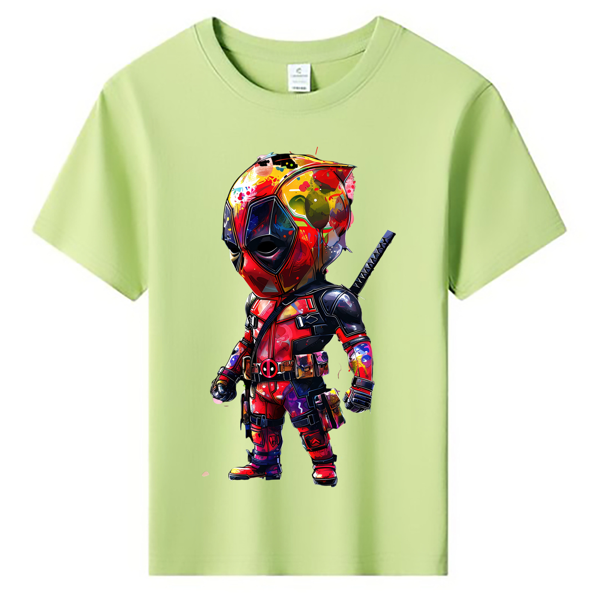Deadpool デッドプール 綿100％キッズTシャツ（フロントプリント）